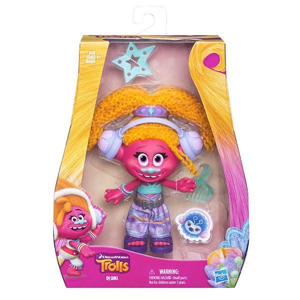 Hasbro B7356 Trolls Коллекционная фигурка Диджей Звуки, 16 см