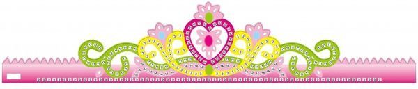 Color Kit GH002 Мозаика - стикеры "Корона розовая "