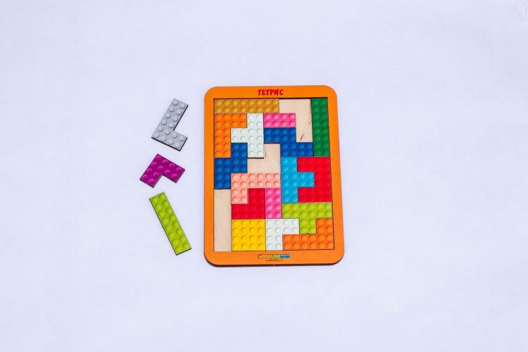 Woodlandtoys 065207 Развивающая игра Woodlandtoys Тетрис малый Конструктор 19,5*14,5*0,6 см