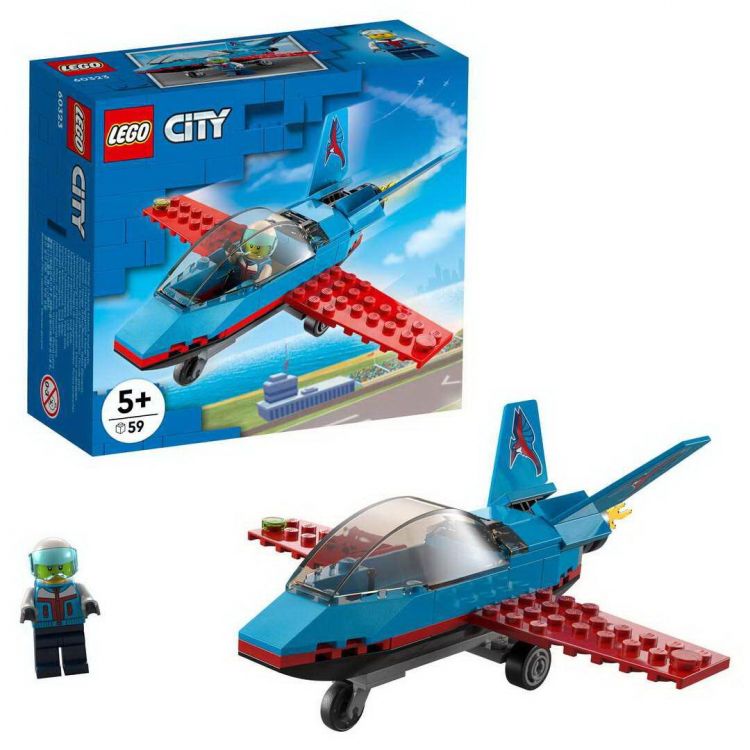 LEGO (Лего) 60323-L Конструктор LEGO CITY Great Vehicles Трюковый самолёт LEGO (Лего) 60323-L Конструктор LEGO CITY Great Vehicles Трюковый самолёт