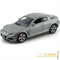 Motormax 73323 Машинка коллекционная Mazda RX-8 масштабе 1:24, серая