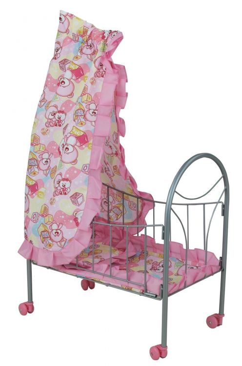 Melobo 8894 Кроватка с балдахином Buggy Boom Loona для кукол, 47*27*76 см 