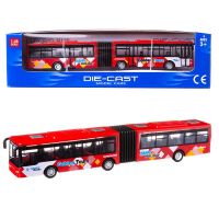 ABtoys (АБтойс) 632-30 Машинка "Автобус", металлическая, размер коробки 26x7x6,5
