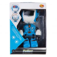 ABtoys (АБтойс) C-00340/blu Робот ABtoys металлический, со звуковыми эффектами, голубой