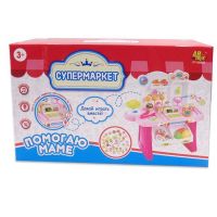 ABtoys PT-00648 Помогаю Маме Мини-набор Супермаркет с аксессуарами, на батарейках