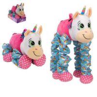 1toy Т13876 Мягкая игрушка Пружиножки Единорог со звуком, 36 см