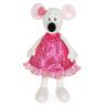 Maxitoys MT-MRT021925-23 Luxury Мягкая игрушка Крыса Василиса в бордовом платье, 23 см