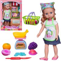 Junfa WJ-19267/блондинка Игровой набор Junfa Ardana Baby Кукла в магазине Овощи-фрукты блондинка 37,5см