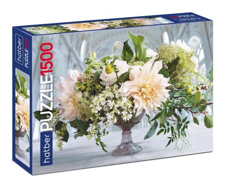Hatber 1500ПЗ1-25705 Пазл Hatber Premium Нежный букет 1500 элементов 830х580мм