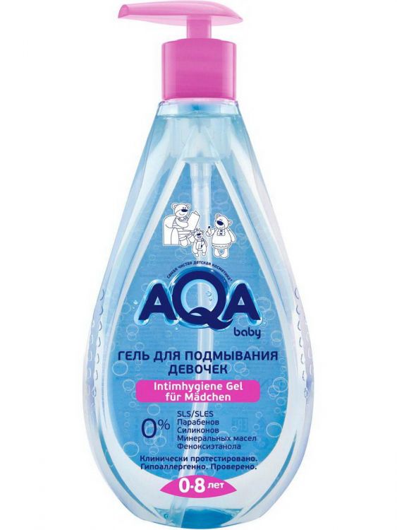 AQA baby 02011506 Гель для подмывания девочек AQA baby 400 мл