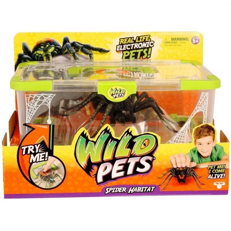 Moose 29002 Интерактивный паук Wild Pets Логово паука Striper 