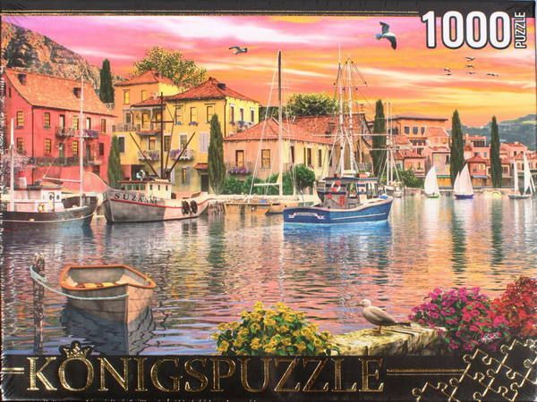 Konigspuzzle МГК1000-8250 Пазл Доминик Дэвисон Гавань, 1000 элементов