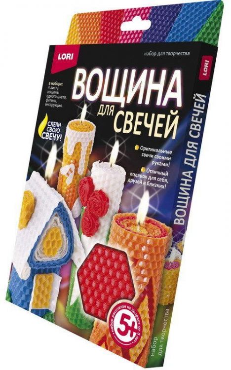 ЛОРИ Вн-012 Вощина для свечей "Красная"