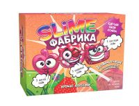 Инновации для Детей 512пл Слайм фабрика "Клубника" Набор для опытов и экспериментов Юный Химик