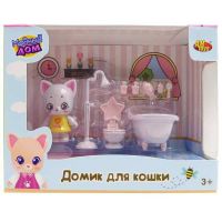 ABtoys (АБтойс) PT-01310 Модный дом. Домик для кошки малый. Ванная комната