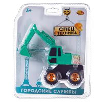 ABtoys (АБтойс) C-00461 Машинка инерционная Abtoys Cпецтехника Экскаватор мини