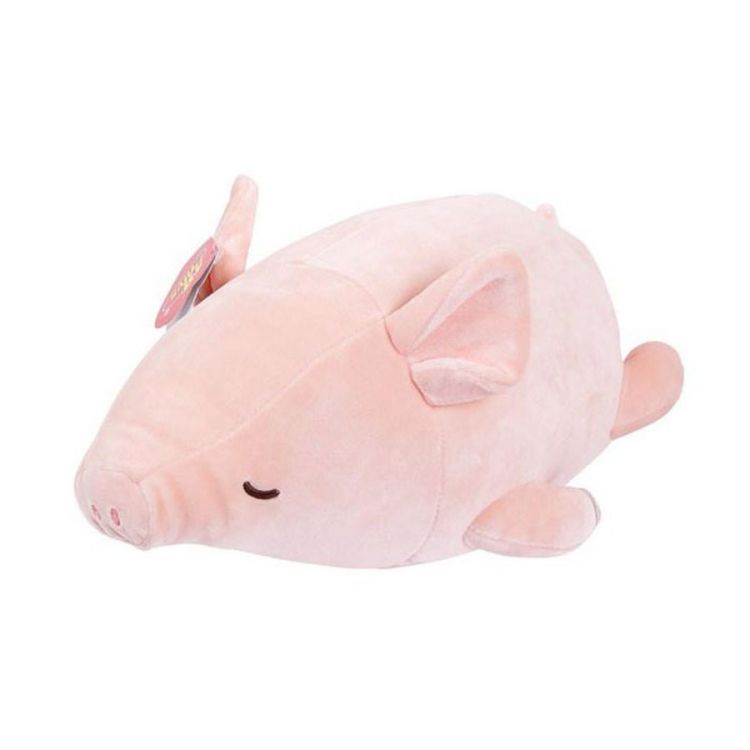 ABtoys M2020 Мягкая игрушка Свинка розовая, 27 см
