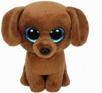TY 36191 Beanie Boo's Мягкая игрушка Щенок такса Dougie, 15 см