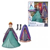 Hasbro E9419 Холодное сердце 2 Кукла Принцесса Дисней Волшебное превращение, Анна, 28 см