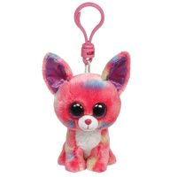 TY 36584 Beanie Boo's Мягкая игрушка Брелок Котенок Cancun, 12,7 см