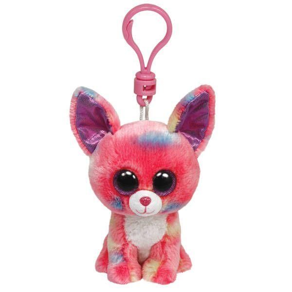 TY 36584 Beanie Boo's Мягкая игрушка Брелок Котенок Cancun, 12,7 см