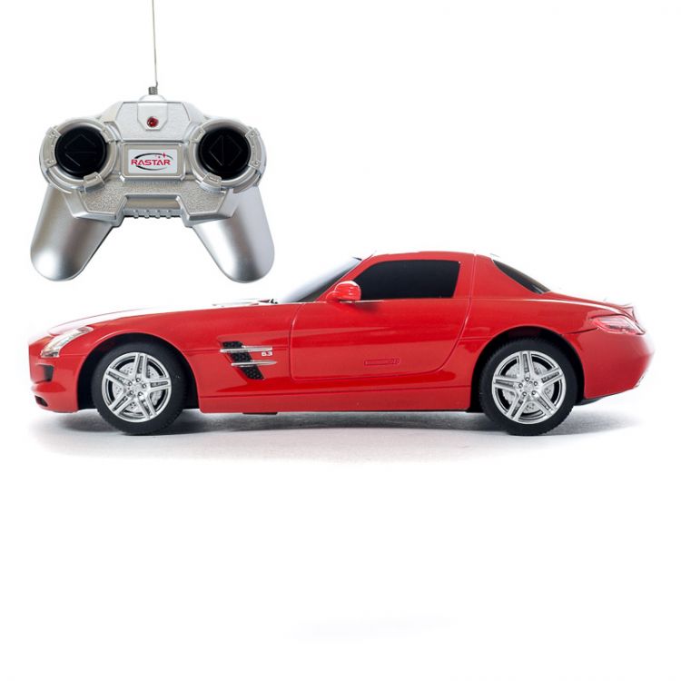 RASTAR 40100 Машина р/у 1:24 Mercedes SLS AMG, 19см (красный, белый) RASTAR 40100 Машина р/у 1:24 Mercedes SLS AMG, 19см (красный, белый)