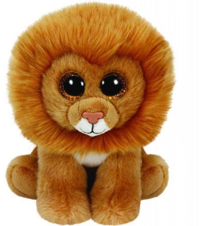 TY 42107 Beanie Boo's Мягкая игрушка Лев Louie, 20 см