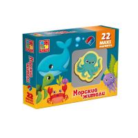 Vladi Toys VT3106-20 Развивающая игра Vladi Toys Набор магнитов Морские жители