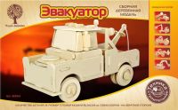 ЧУДО-ДЕРЕВО 80054 Модель деревянная сборная, Транспорт, "Эвакуатор"