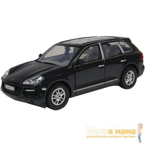 Motormax 73345 Коллекционная модель машины 2008 Porsche Cayenne Turbo, 1:24, черная