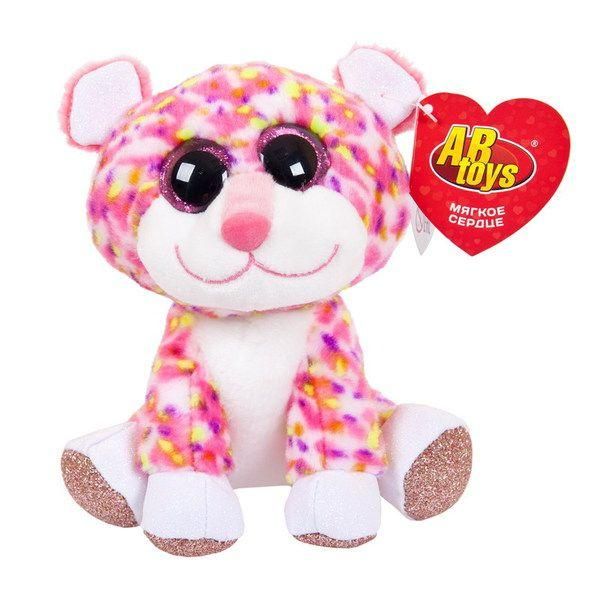 ABtoys M0083 Мягкая игрушка Гепард, 14 см