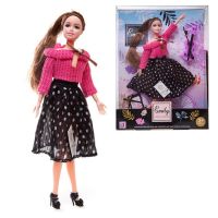 ABtoys (АБтойс) QJ070A Кукла ABtoys Emily Модница со скрипкой и аксессуарами 30см