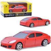 RMZ City 344018SM(A) Машина металлическая Porsche Panamera, 1:64, цвет матовый красный