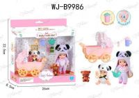ABtoys (АБтойс) A588 Игровой набор Baby Ardana Дома у сестренок (в спальне с коляской), с аксессуарами