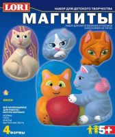 Фигурки на магнитах из гипса (с краской) Киски