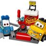 Lego Juniors 10732 Конструктор Лего Джуниорс Пит-стоп Гвидо и Луиджи, Тачки, 75 деталей