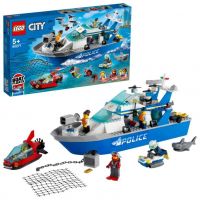 LEGO (Лего) 60277-L Конструктор LEGO CITY Police Катер полицейского патруля