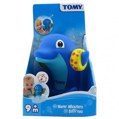 TOMY E72359 Игрушка для ванной Водяная свистулька, дельфин