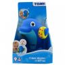 TOMY E72359 Игрушка для ванной Водяная свистулька, дельфин