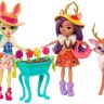 Mattel FDG01 Набор из 2 кукол Энчантималс с любимыми зверюшками