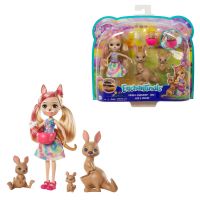 Mattel GTM31 Энчантималс Игровой набор Кукла Камилла Кенгуру и семья