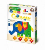 Десятое королевство 01653ДК Мозаика магнитная Слоник (без игрового поля), 260 элементов