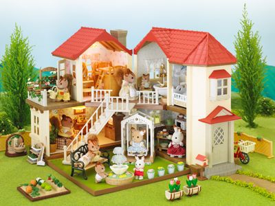 No name 2752 Набор Sylvanian Families. Большой дом со светом (новый)