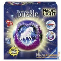 Ravensburger 121496 3D Пазл Единорог с подсветкой, 72 детали