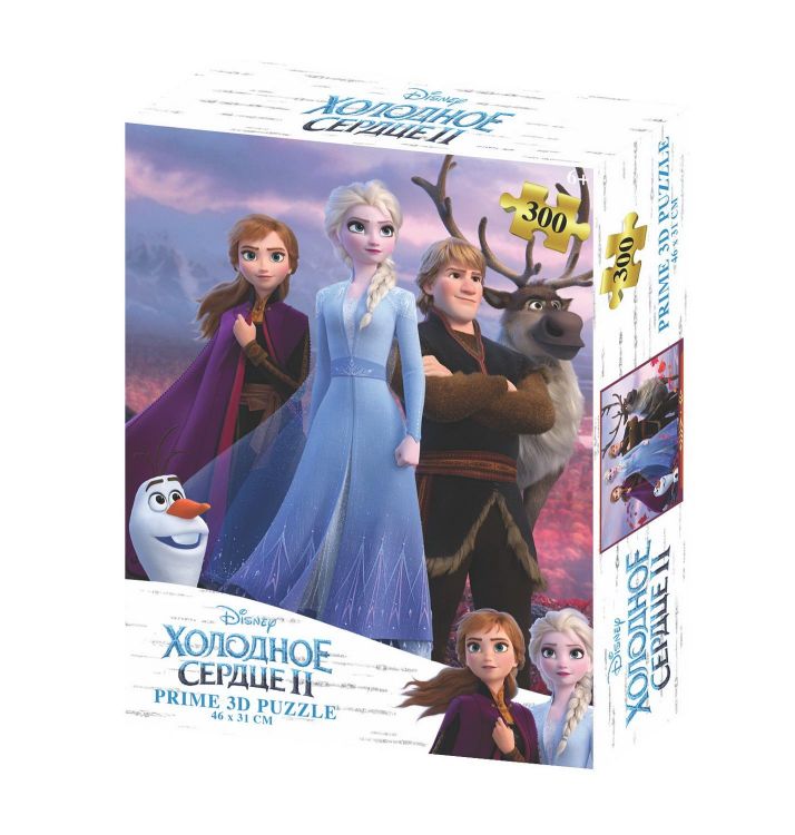 Prime 3D 33053-SBM Пазл Prime 3D Холодное сердце II 300 элементов Prime 3D 33053-SBM Пазл Prime 3D Холодное сердце II 300 элементов