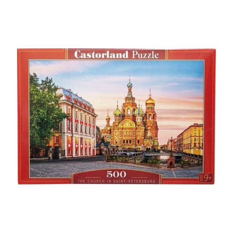 Castorland C500-52257 Пазл Храм в Санкт-Петербурге, 500 деталей