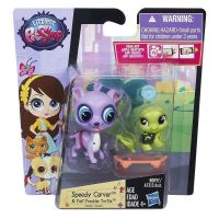 Hasbro B0097 LPS Зверюшка и малыш с аксессуарами Английская борзая Грейхаунд и черепашка