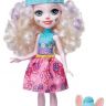 Mattel GXB20 Энчантималс Набор Снежный день с друзьями, 5 кукол с питомцами, 15 см