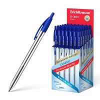 ErichKrause 38509ЕК Ручка шариковая автоматическая ErichKrause® R-301 Classic Matic 1.0, цвет чернил синий (в коробке по 50 шт.)