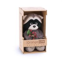 Orange Toys OS004-101/15 Мягкая игрушка Orange Toys Life Енотик Дэнни Зимняя рябина 15 см